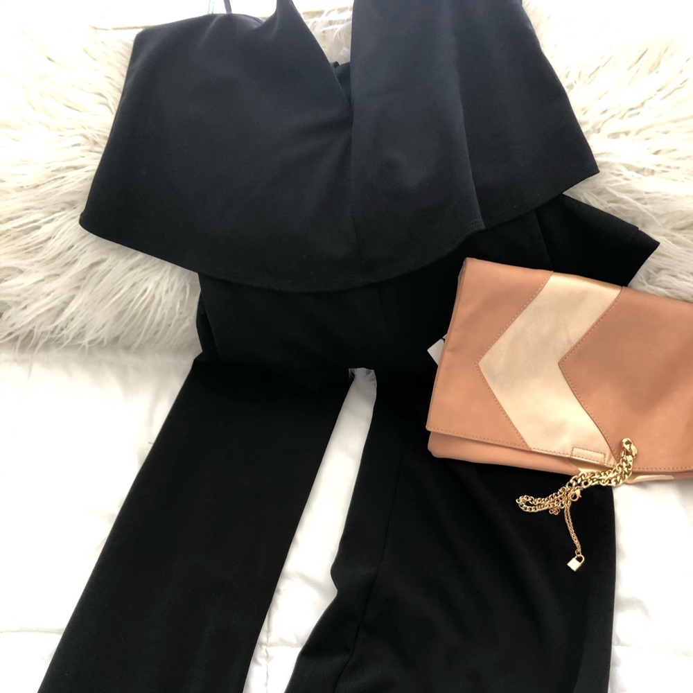 BLK strapless jumpsuit